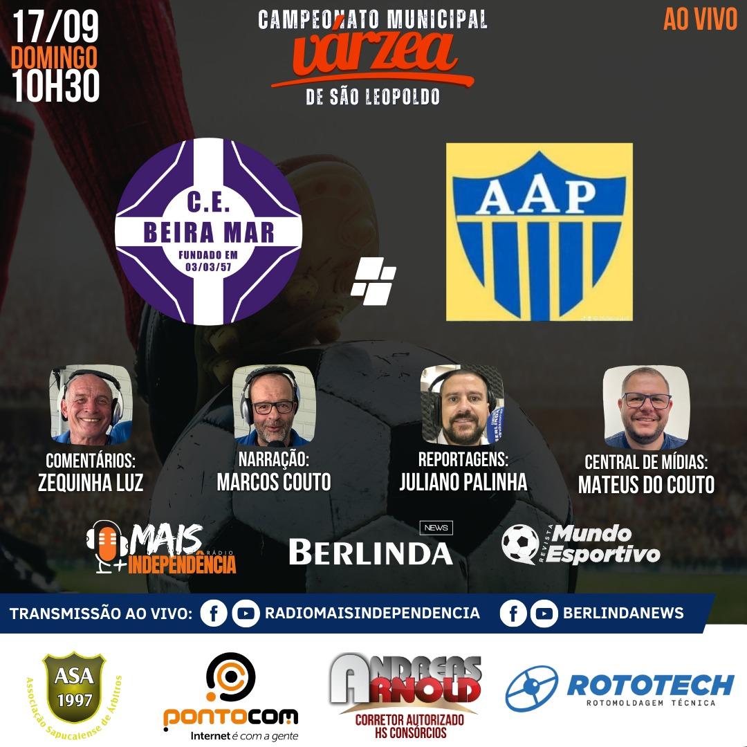 Jogos do Campeonato Municipal de Futebol são transmitidos ao vivo